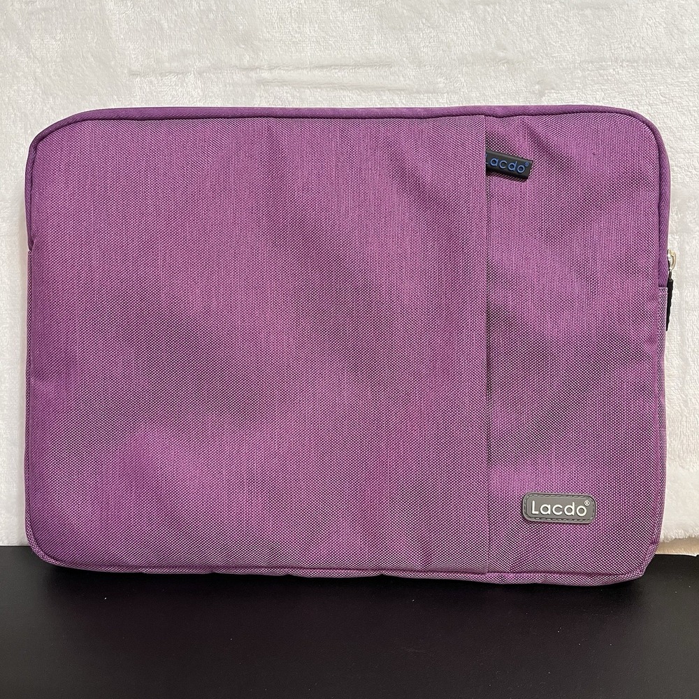 LACDO 13 x 10 inch Computer Laptop Sleeve Case Lavender Purple Zipper Closure